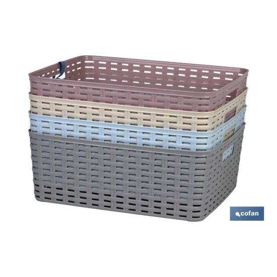 Comprar CESTA MULTIUSOS   12L 36X28X13.5cm  Cofan | almacendeferreteriacor.es