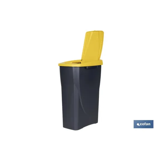 Comprar CUBO DE BASURA PARA RECICLAR 25 LIT Cofan | almacendeferreteriacor.es