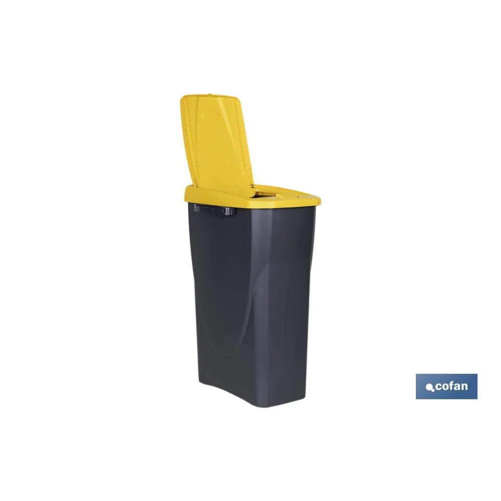 Comprar CUBO DE BASURA PARA RECICLAR 25 LIT Cofan | almacendeferreteriacor.es