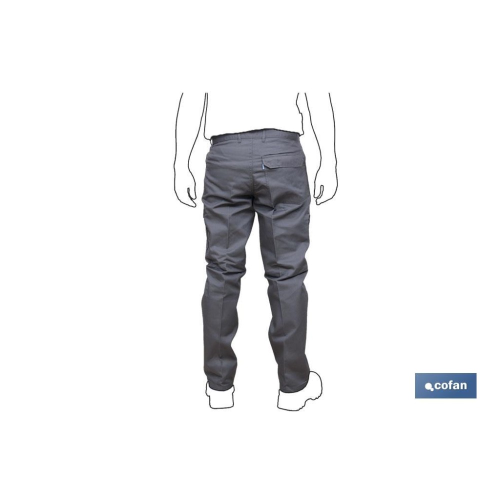 PANTALON TRABAJO SERVET 245 gms/m AZUL MARINO T-56