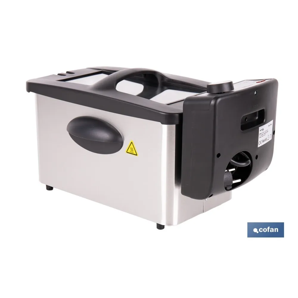 FREIDORA ELECTRICA ACERO INOXIDABLE 3L 2000W