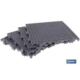 Comprar SET DE 4 UDS. LOSETA ALVEOLADA GRIS Cofan | almacendeferreteriacor.es