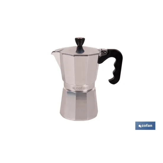 Comprar CAFETERA ITALIANA DE ALUMINIO PARA  Cofan | almacendeferreteriacor.es