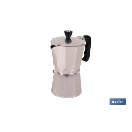 Comprar CAFETERA ITALIANA DE ALUMINIO PARA  Cofan | almacendeferreteriacor.es