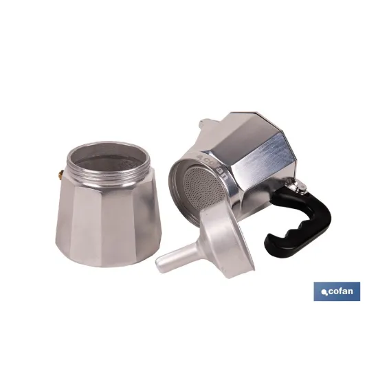 Comprar CAFETERA ITALIANA DE ALUMINIO PARA  Cofan | almacendeferreteriacor.es
