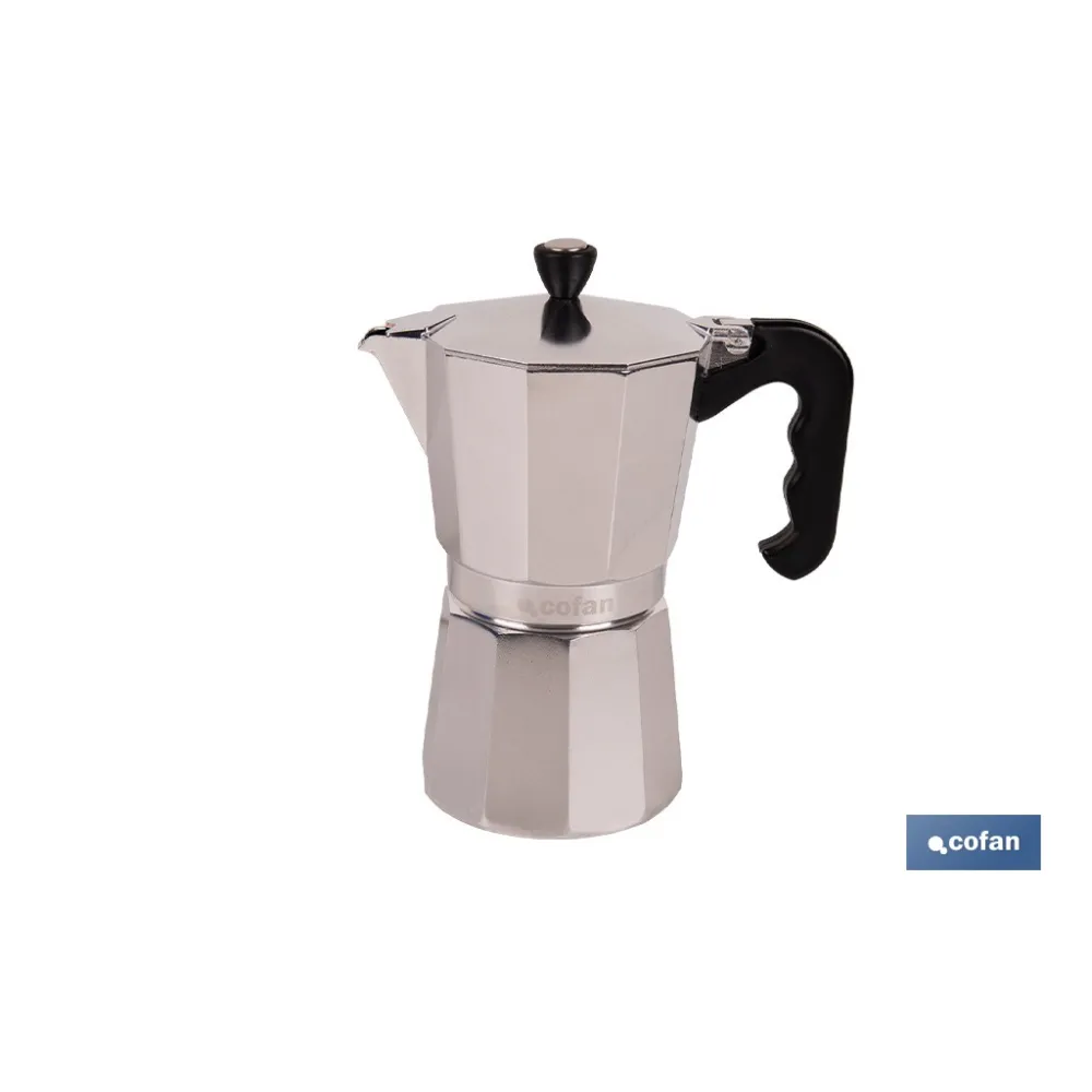 Comprar CAFETERA ITALIANA DE ALUMINIO PARA  Cofan | almacendeferreteriacor.es