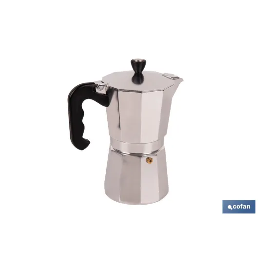 Comprar CAFETERA ITALIANA DE ALUMINIO PARA  Cofan | almacendeferreteriacor.es