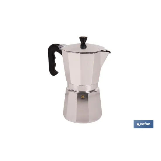 Comprar CAFETERA ITALIANA DE ALUMINIO PARA  Cofan | almacendeferreteriacor.es