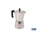 Comprar CAFETERA ITALIANA DE ALUMINIO PARA  Cofan | almacendeferreteriacor.es