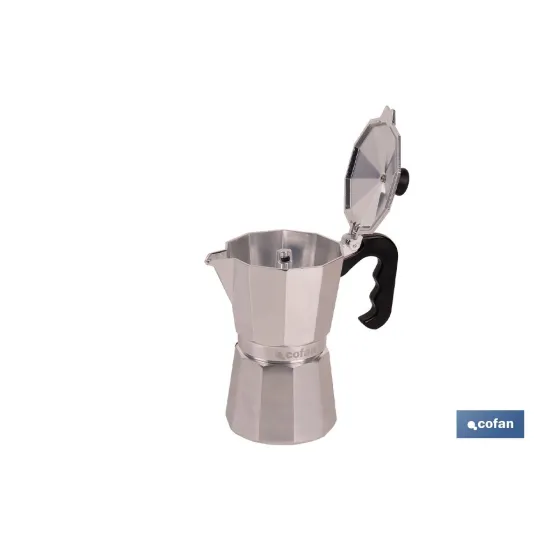 Comprar CAFETERA ITALIANA DE ALUMINIO PARA  Cofan | almacendeferreteriacor.es