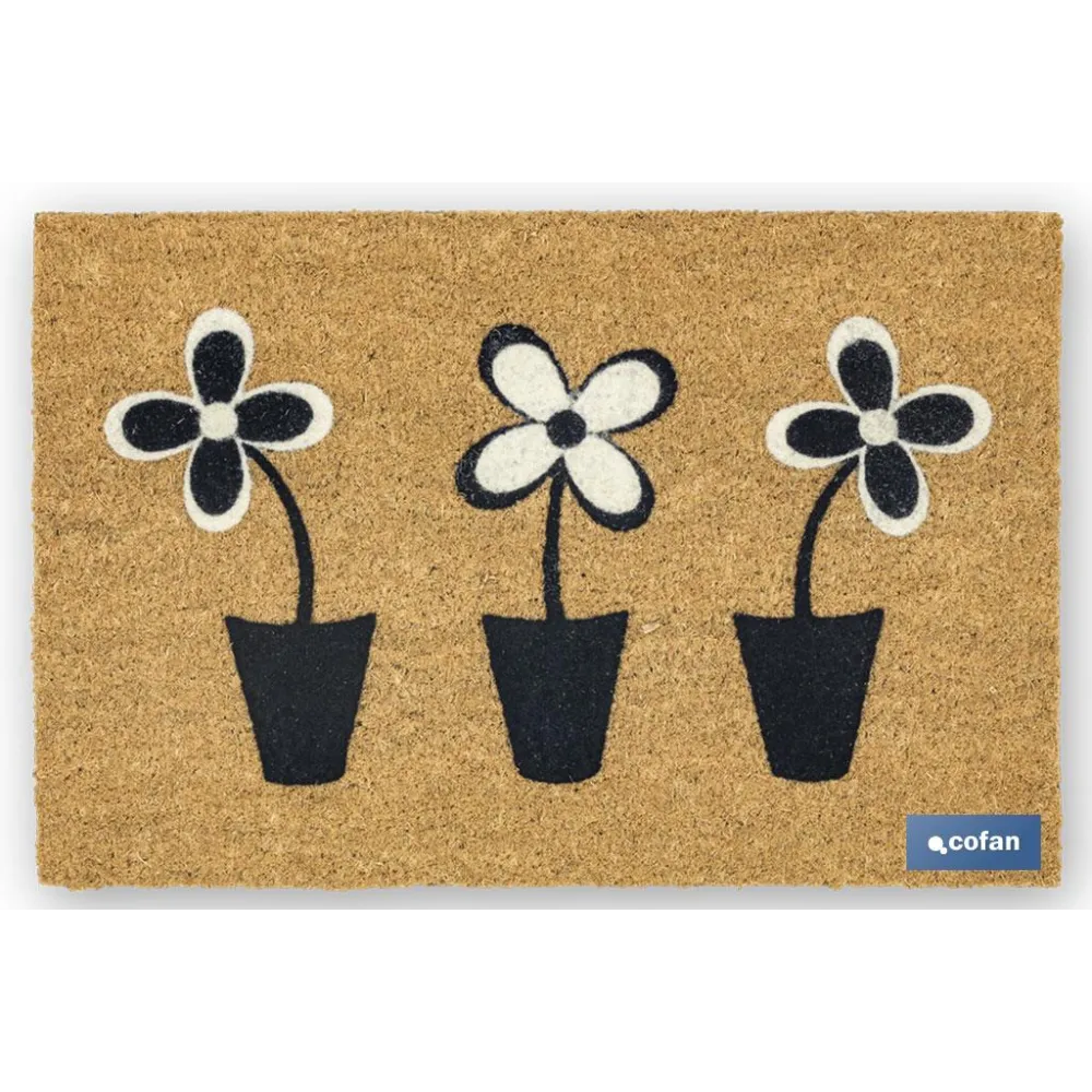 Comprar FELPUDO INTERIOR COCO FLOQUEADO 40X Cofan | almacendeferreteriacor.es