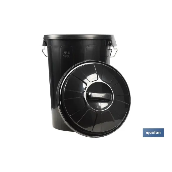 Comprar CUBO DE BASURA CON ASAS METÁLICAS 1 Cofan | almacendeferreteriacor.es