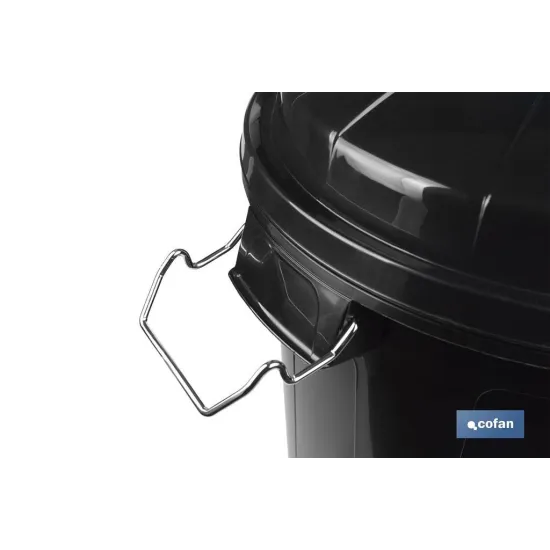 Comprar CUBO DE BASURA CON ASAS METÁLICAS 1 Cofan | almacendeferreteriacor.es