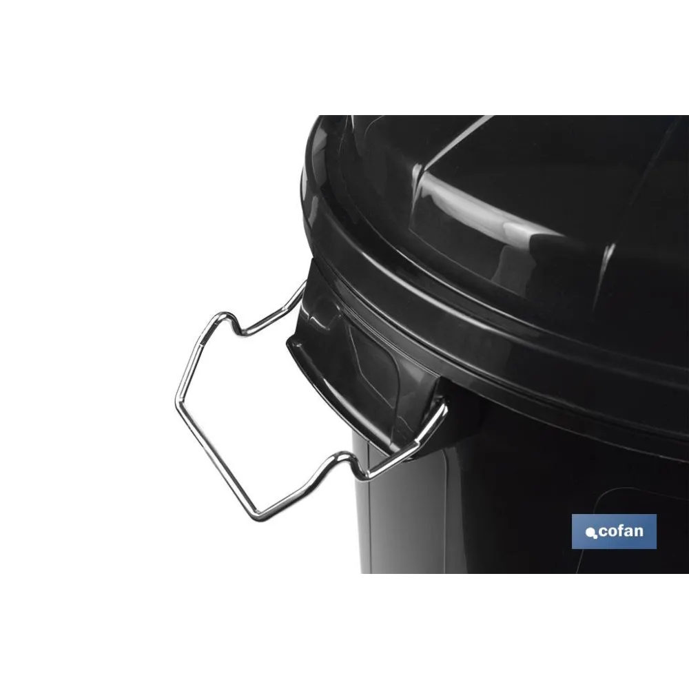 Comprar CUBO DE BASURA CON ASAS METÁLICAS 1 Cofan | almacendeferreteriacor.es