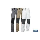 PANTALON TRABAJO LENOIR 280gms/m BEIS-NEGRO T-54