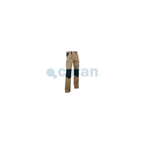 PANTALON TRABAJO LENOIR 280gms/m BEIS-NEGRO T-58