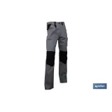 PANTALON TRABAJO LENOIR 280gms/m BEIS-NEGRO T-64