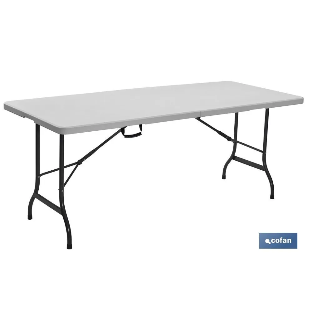 Comprar MESA PLEGABLE RECTANGULAR BLANCA CO Cofan | almacendeferreteriacor.es