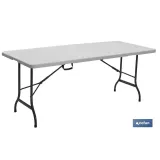 Comprar MESA PLEGABLE RECTANGULAR BLANCA CO Cofan | almacendeferreteriacor.es