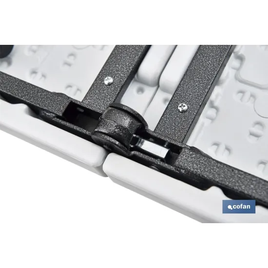 Comprar MESA PLEGABLE RECTANGULAR BLANCA CO Cofan | almacendeferreteriacor.es