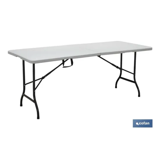 Comprar MESA PLEGABLE RECTANGULAR BLANCA CO Cofan | almacendeferreteriacor.es