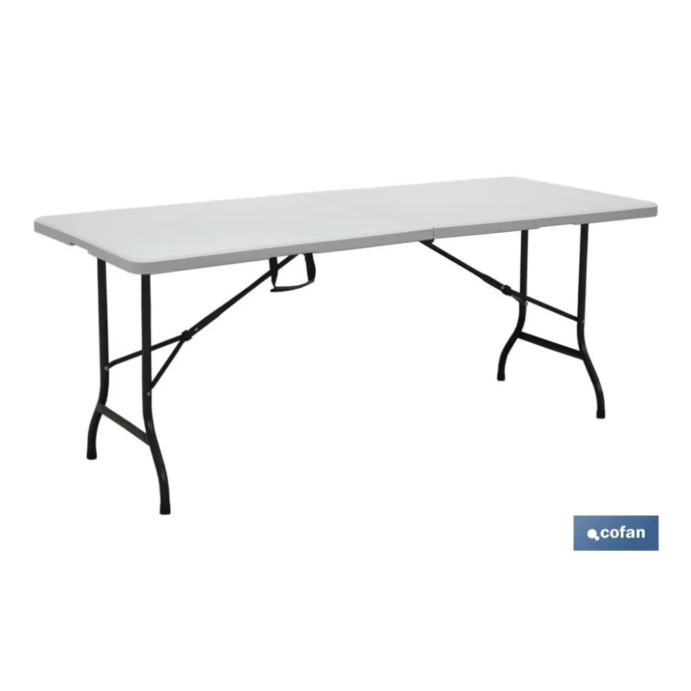 Comprar MESA PLEGABLE RECTANGULAR BLANCA CO Cofan | almacendeferreteriacor.es