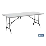 Comprar MESA PLEGABLE RECTANGULAR BLANCA CO Cofan | almacendeferreteriacor.es