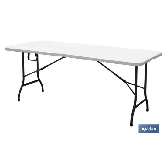 Comprar MESA PLEGABLE RECTANGULAR BLANCA CO Cofan | almacendeferreteriacor.es