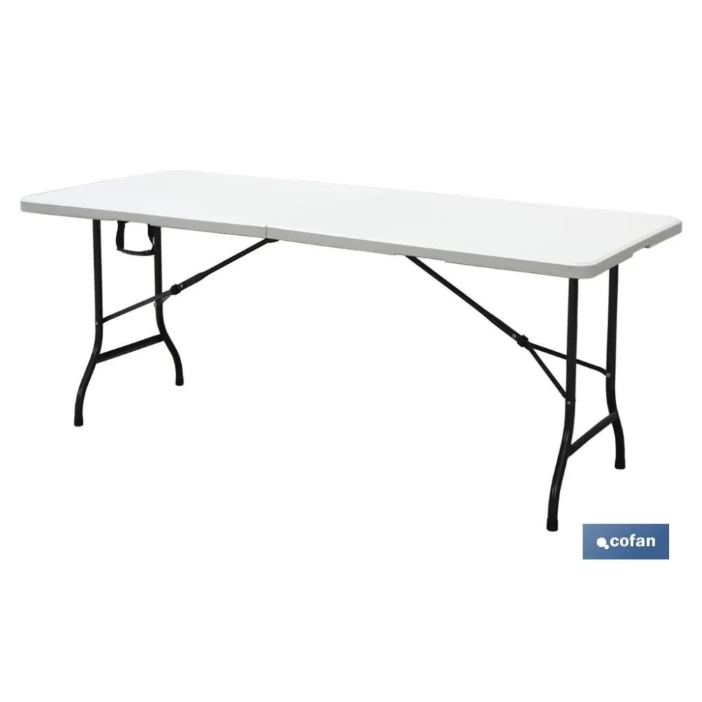 Comprar MESA PLEGABLE RECTANGULAR BLANCA CO Cofan | almacendeferreteriacor.es