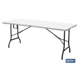 Comprar MESA PLEGABLE RECTANGULAR BLANCA CO Cofan | almacendeferreteriacor.es
