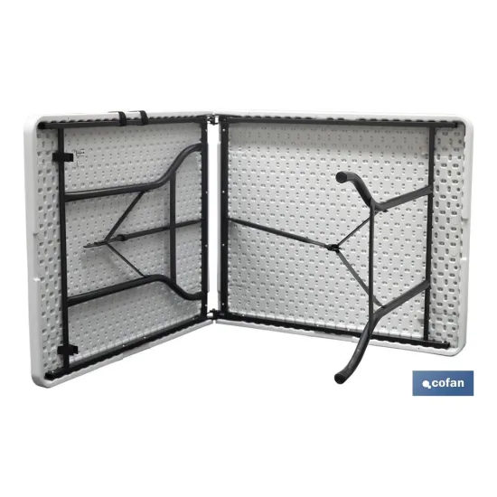 Comprar MESA PLEGABLE RECTANGULAR BLANCA CO Cofan | almacendeferreteriacor.es