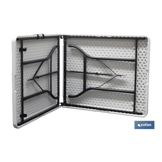 Comprar MESA PLEGABLE RECTANGULAR BLANCA CO Cofan | almacendeferreteriacor.es