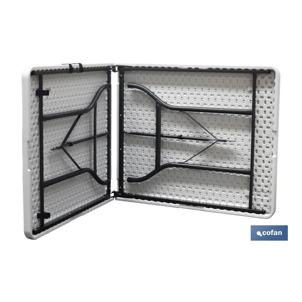 Comprar MESA PLEGABLE RECTANGULAR BLANCA CO Cofan | almacendeferreteriacor.es