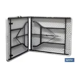 Comprar MESA PLEGABLE RECTANGULAR BLANCA CO Cofan | almacendeferreteriacor.es