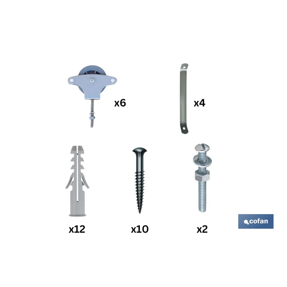 Comprar TENDEDERO FIJO DE PARED DE DOS PIEZ Cofan | almacendeferreteriacor.es