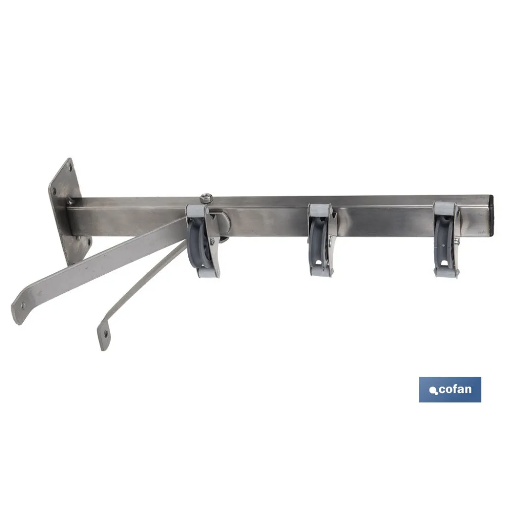 Comprar TENDEDERO FIJO DE PARED DE DOS PIEZ Cofan | almacendeferreteriacor.es