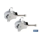 Comprar PACK 2 POLEAS PARA TENDEDERO ACERO  Cofan | almacendeferreteriacor.es
