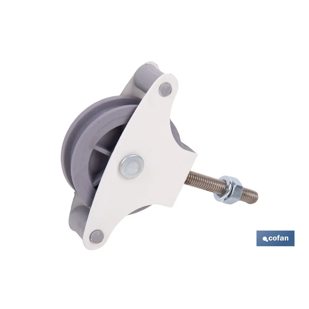 Comprar PACK 2 POLEAS PARA TENDEDERO COLOR  Cofan | almacendeferreteriacor.es