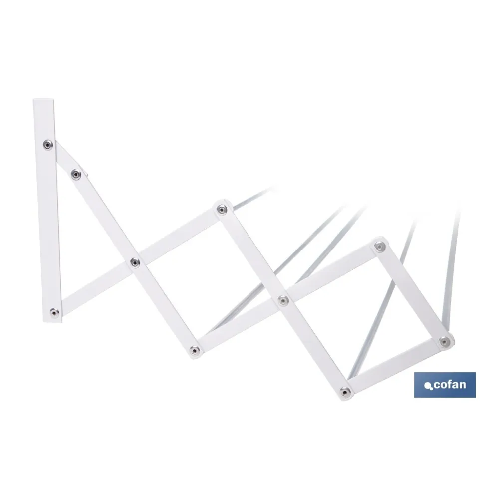 Comprar TENDEDERO EXTENSIBLE PARA PARED EN  Cofan | almacendeferreteriacor.es