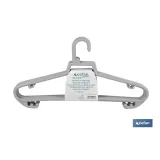 Comprar PACK DE 6 PERCHAS GRIS CLARO 38 X 1 Cofan | almacendeferreteriacor.es