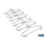 Comprar PACK DE 6 PERCHAS GRIS CLARO 38 X 1 Cofan | almacendeferreteriacor.es