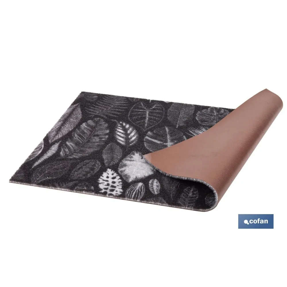 Comprar FELPUDO CON ESTAMPADO DIGITAL HOJAS Cofan | almacendeferreteriacor.es