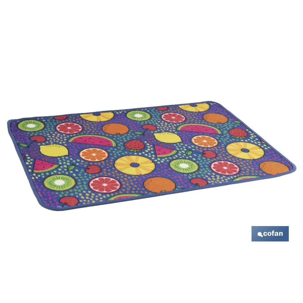 Comprar FELPUDO CON ESTAMPADO DIGITAL FRUTA Cofan | almacendeferreteriacor.es