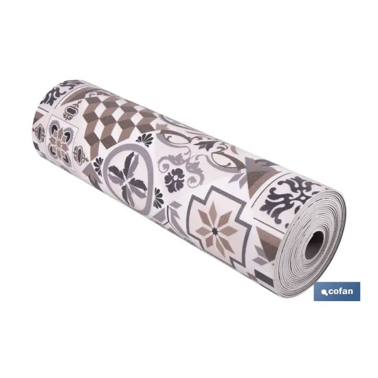 Comprar ROLLO DE ALFOMBRA VINILICA DISEÑO A Cofan | almacendeferreteriacor.es