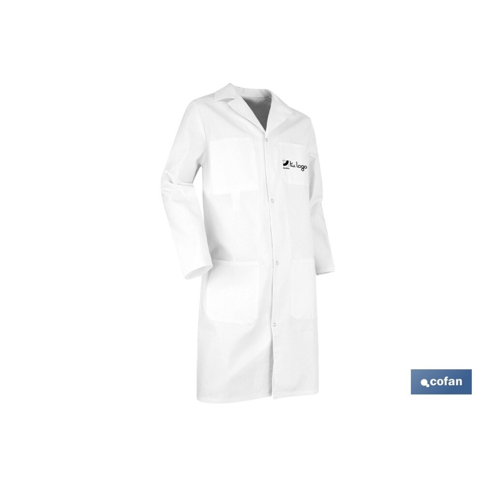 BATA BLANCA PALETTE 100% ALGODÓN T-XL