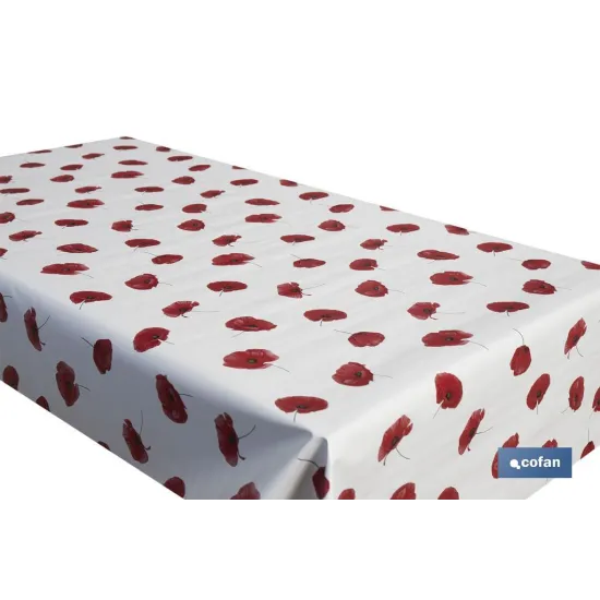 Comprar ROLLO DE HULE DISEÑO AMAPOLAS 1,40  Cofan | almacendeferreteriacor.es