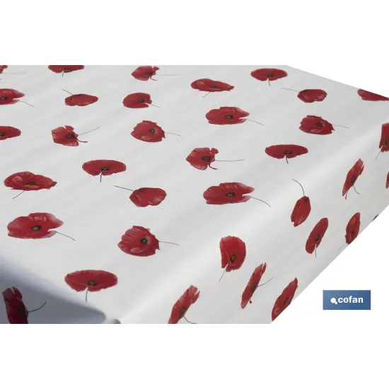 Comprar ROLLO DE HULE DISEÑO AMAPOLAS 1,40  Cofan | almacendeferreteriacor.es