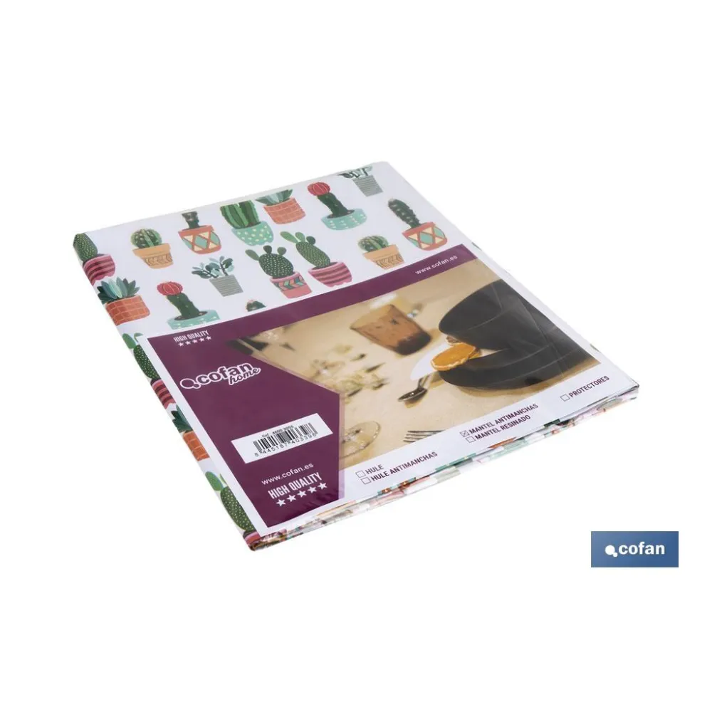 Comprar MANTEL ANTIMANCHAS CACTUS  1,40 X 1 Cofan | almacendeferreteriacor.es