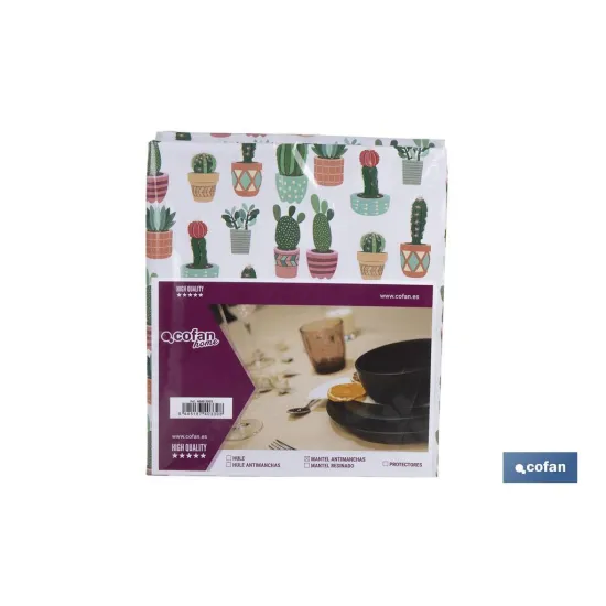 Comprar MANTEL ANTIMANCHAS CACTUS  1,40 X 2 Cofan | almacendeferreteriacor.es