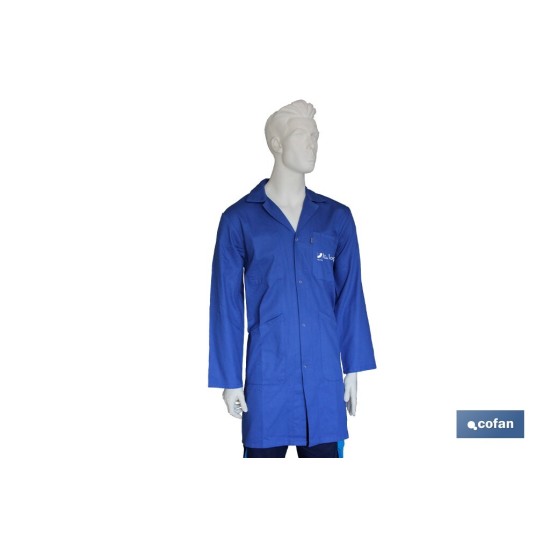 BATA AZUL OSCURA LIMEUR 100% ALGODÓN T-XL